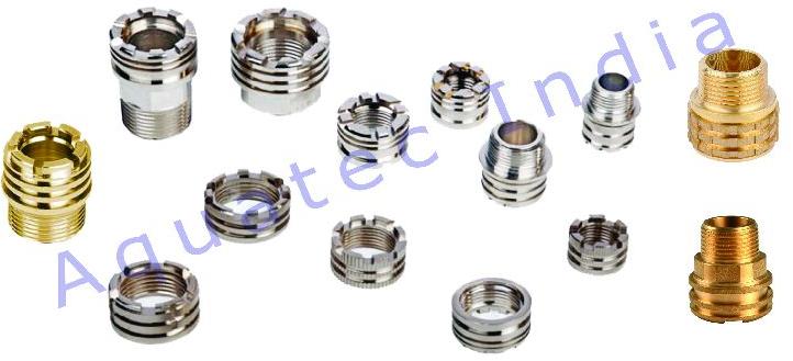 Brass Male Inserts, Brass Female Inserts, Feature : Good Quality, Highly Durable, Strong Fitting