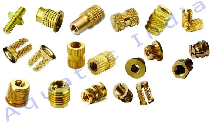 Brass Moulding Inserts, Feature : Good Quality, Highly Durable, Strong Fitting