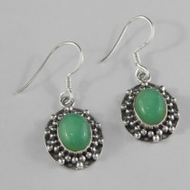 Chrysoprase Gemstone Earring