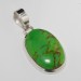 SILVER MOHAVE TURQUOISE GEMSTONE PENDANT