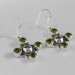 SILVER PERIDOT GEMSTONE EARRING