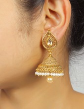 Indian Traditional Jhumka Jhumki Earring, Occasion : Anniversary, Engagement, Gift, Party, Wedding