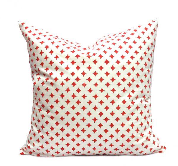 Dotty Red Pillow Cover
