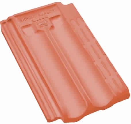 Double gruh roofing tile