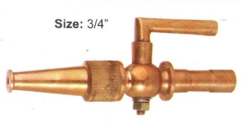 Polished Metal Fire Shut Off Nozzle, Feature : Corrosion Proof, Durable, Fine Finish