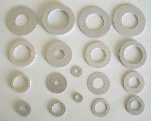 Polished Mica Washers, Size : 15-30mm