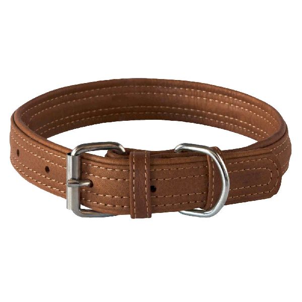 Brass Leather Dog Collar, for Animals Use, Feature : Skin Friendly