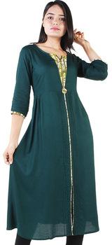 100% Rayon Kurti Kurta dress for women