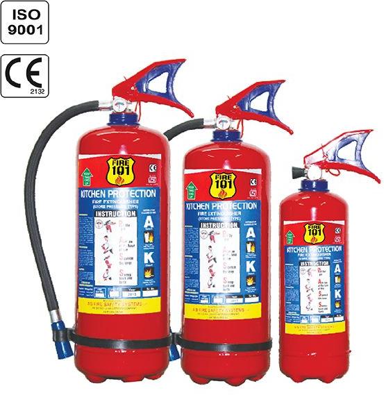 Steel Kitchen Fire Extinguisher, Certification : ISO Certified