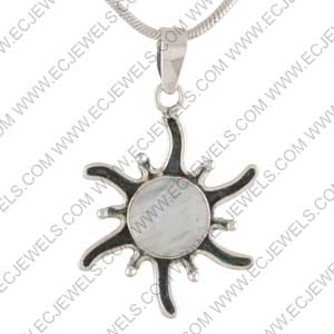 Ethnic Piece Of 925 Sterling Silver Jewelry