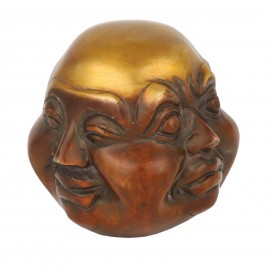 Four Face Laughing Buddha bowl statue- Paperweight