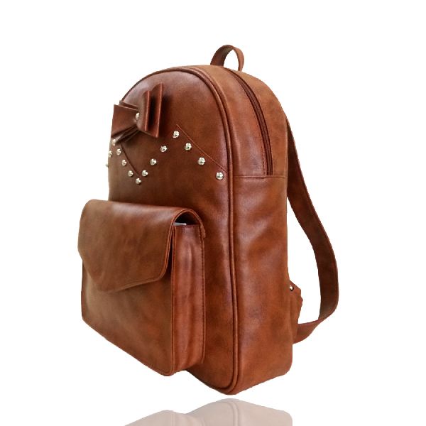 Caris Leatherette Backpack Bag