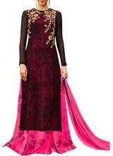 Suit with Chiffon Dupatta