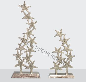 Metal Statue Starfish Shaped, for Home Decoration, Style : Nautical