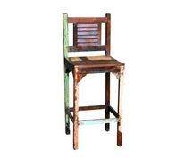 Reclaimed wood Bar chair