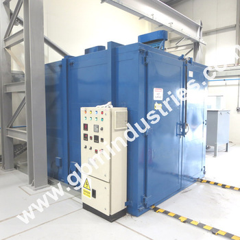 BATCH TYPE POWDER COATING OVEN