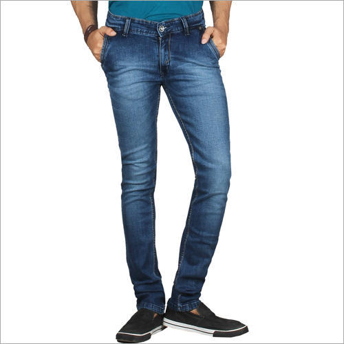 Mens Denim Jeans, for Anti Wrinkle, Anti-Shrink, Eco-Friendly, Pattern : Plain