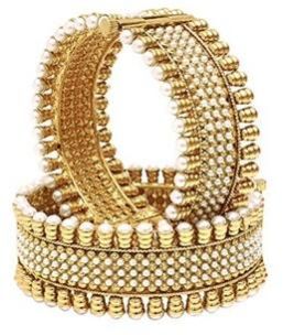 Shine Shine Polki Openable Bangles Pairs, Occasion : Anniversary, Engagement, Gift, Party, Wedding