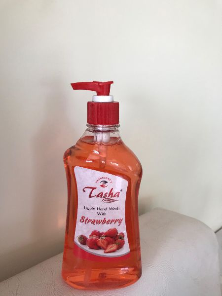 Tasha Strawberry Handwash, Form : Liquid