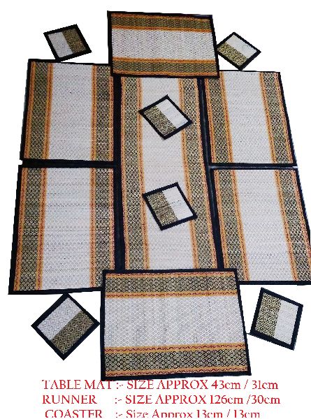 Handmade Maddur Table Mat Set
