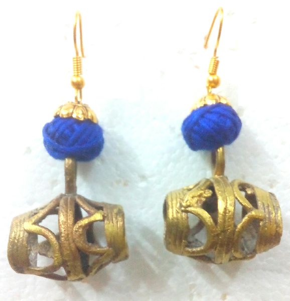 Truly Tribal Handmade DOKRA Earring create elegant and rustic appeal