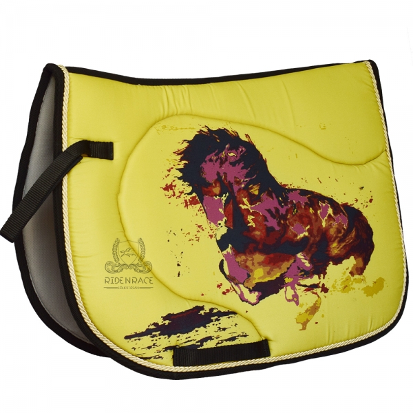 Digital Horse Paint Saddlepad