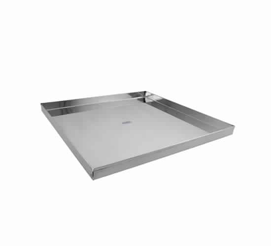 STAINLESS STEEL TRAY WITHOUT COVER