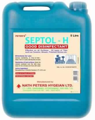 Chemical SEPTOL, Certification : ISO 9001:2015 GMP