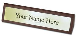 Rectangular Stainless Steel Table Name Plates