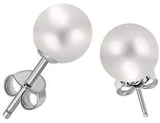 925 sterling silver stud freshwater pearl women earrings