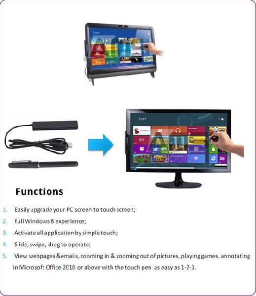 Windows 8 Touch Pen (for LCD Monitors and All-in-one PC upto 26\'\')