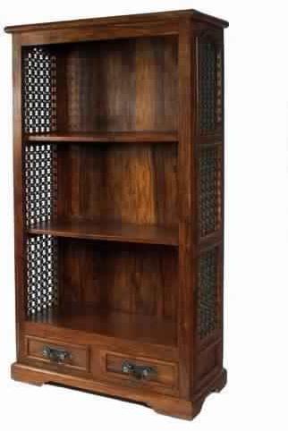 wooden bookshelf or rack