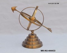 Metal Nautical Armillary Sundial