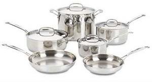 Metal Stainless Steel Cookware Sets, Feature : Stocked