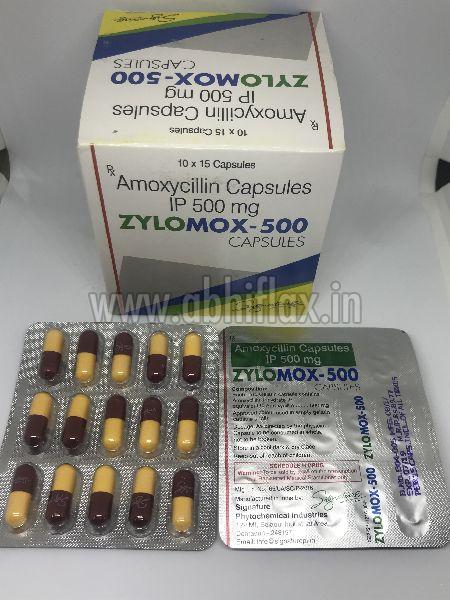 Amoxicillin trihydrate capsules ip 500mg