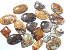 Buyer's label asper stone Cabochons, Color : many shades