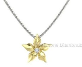 flower necklace pendant
