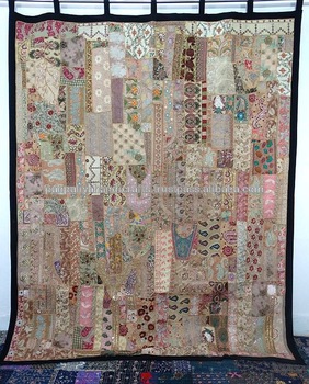 PANPALIYA 100% Cotton Embroidered Ethnic crafted Curtain, Technics : Handmade