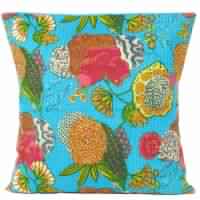 Handmade Kantha work Tropicana Floor Pillows