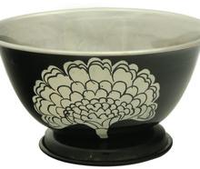 Stainless Steel metal bowl decor, Pattern : Floral