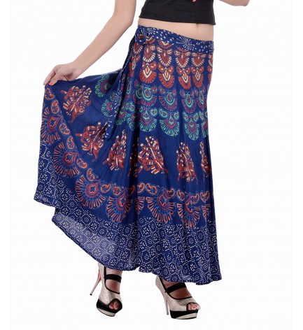 Buy Nandini Women Printed Maxi Skirt Womens GirlsMulticoloredLong Free  Size at Amazonin