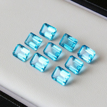 Loose Blue Topaz Gemstones, Color : treatment color