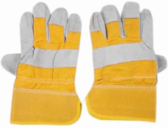 Leather hand glove