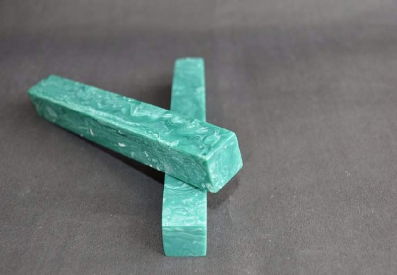 Calcite Green Acrylic Resin Pen Blank
