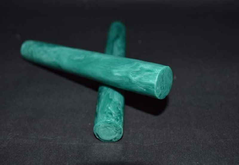 Calcite Green Acrylic Resin Pen Blank (round)