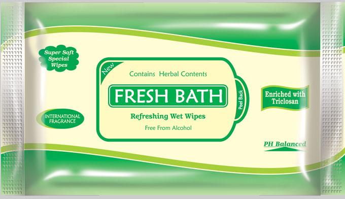 bath wet wipes