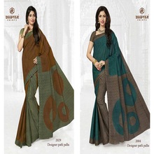 Pure Cotton Fabric latest saree, Age Group : Adults