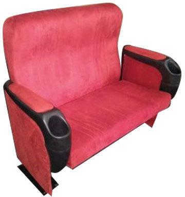 Red Two Seater Auditorium Chair