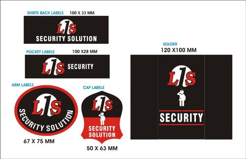 Embroidered Woven Security Patches, Feature : Attractive Look, Durable