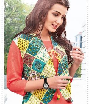 fancy jacket style kurti